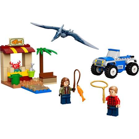 Конструктор LEGO Jurassic World Погоня за Птеранодоном блочный
