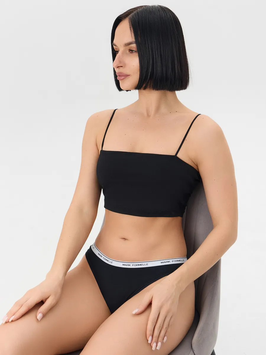 Трусы 3 шт Mark Formelle (Марк Формэль) 412574-1-3/т.серый меланж 4348-F +мятный +черный - фото 6