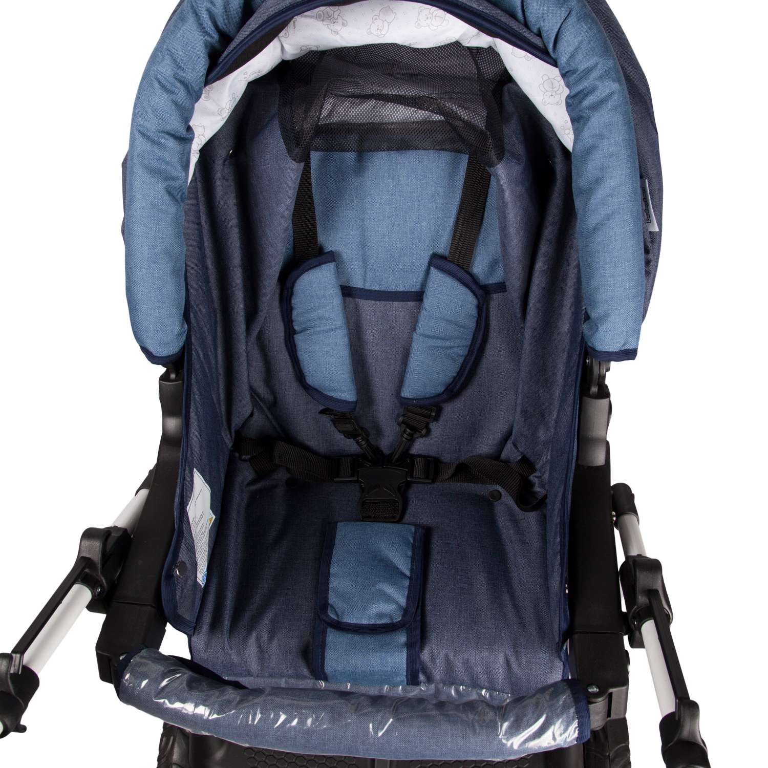 Коляска трансформер Babyton Pillo OX Dark Blue - фото 16