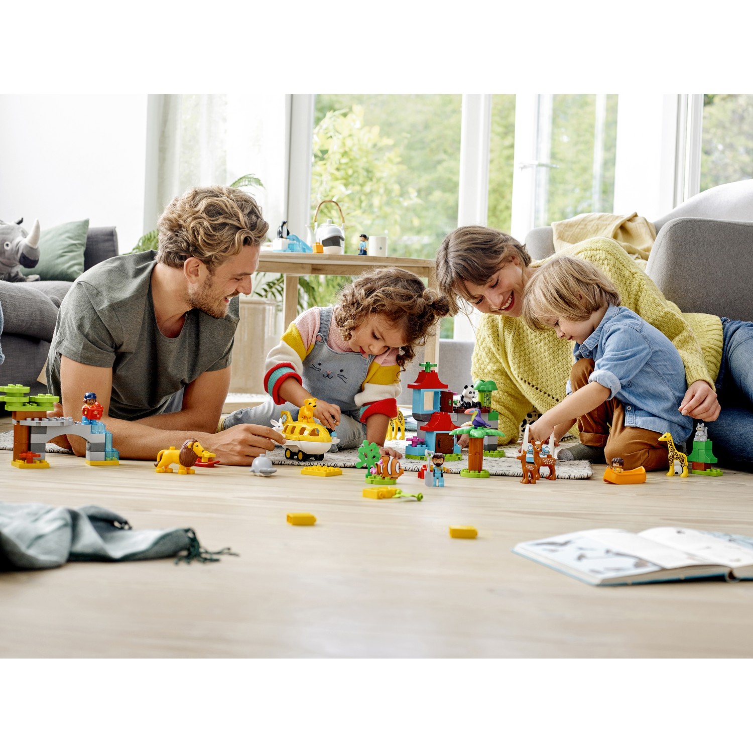 Конструктор LEGO DUPLO Town Животные мира блочный - фото 8