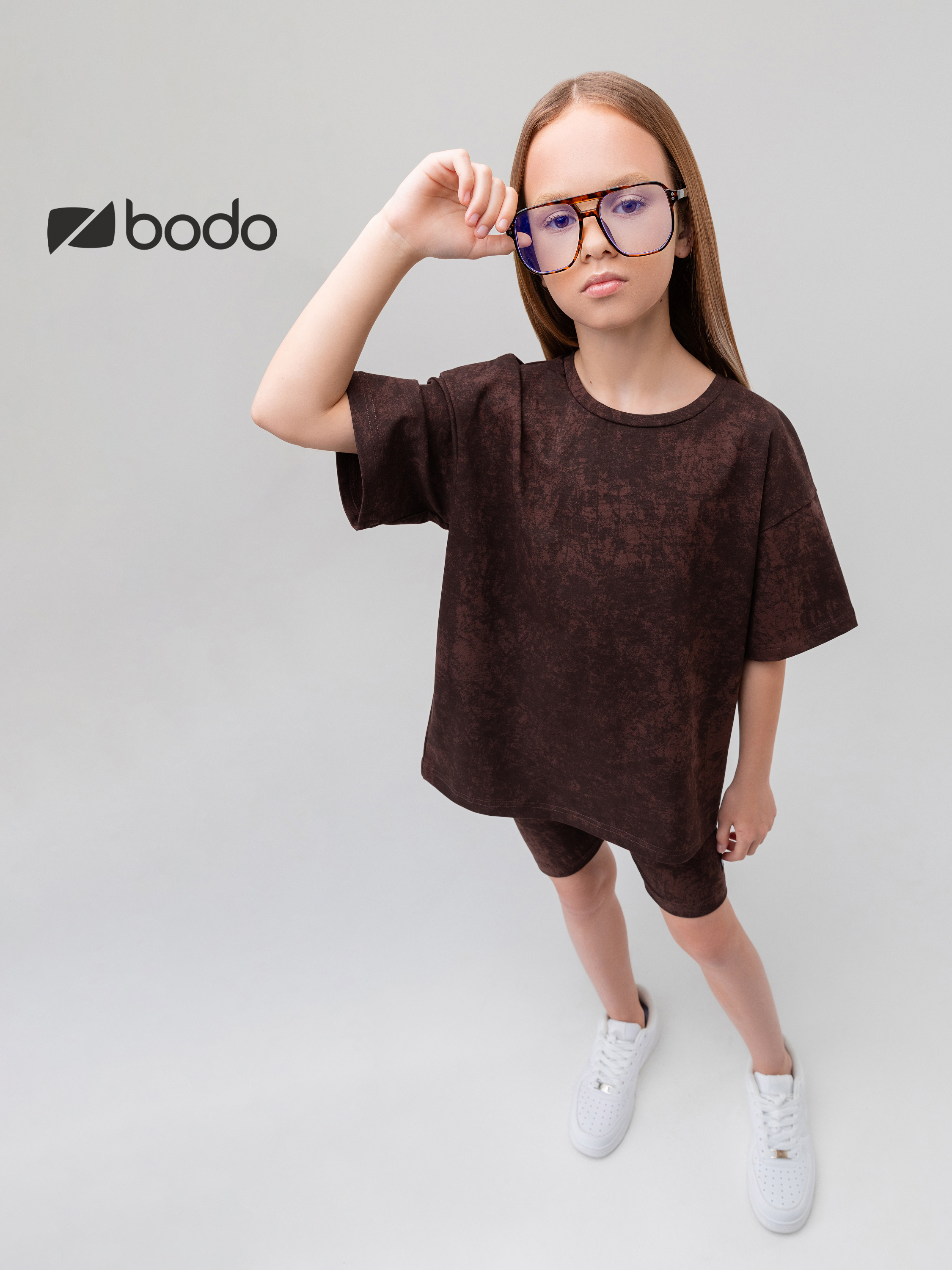 Костюм спортивный Bodo 46-166MU_коричневый - фото 2