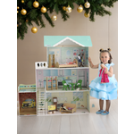 Домик для кукол PAREMO 118 см с мебелью