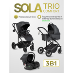 Коляска 3в1 Farfello Sola Trio Comfort черный