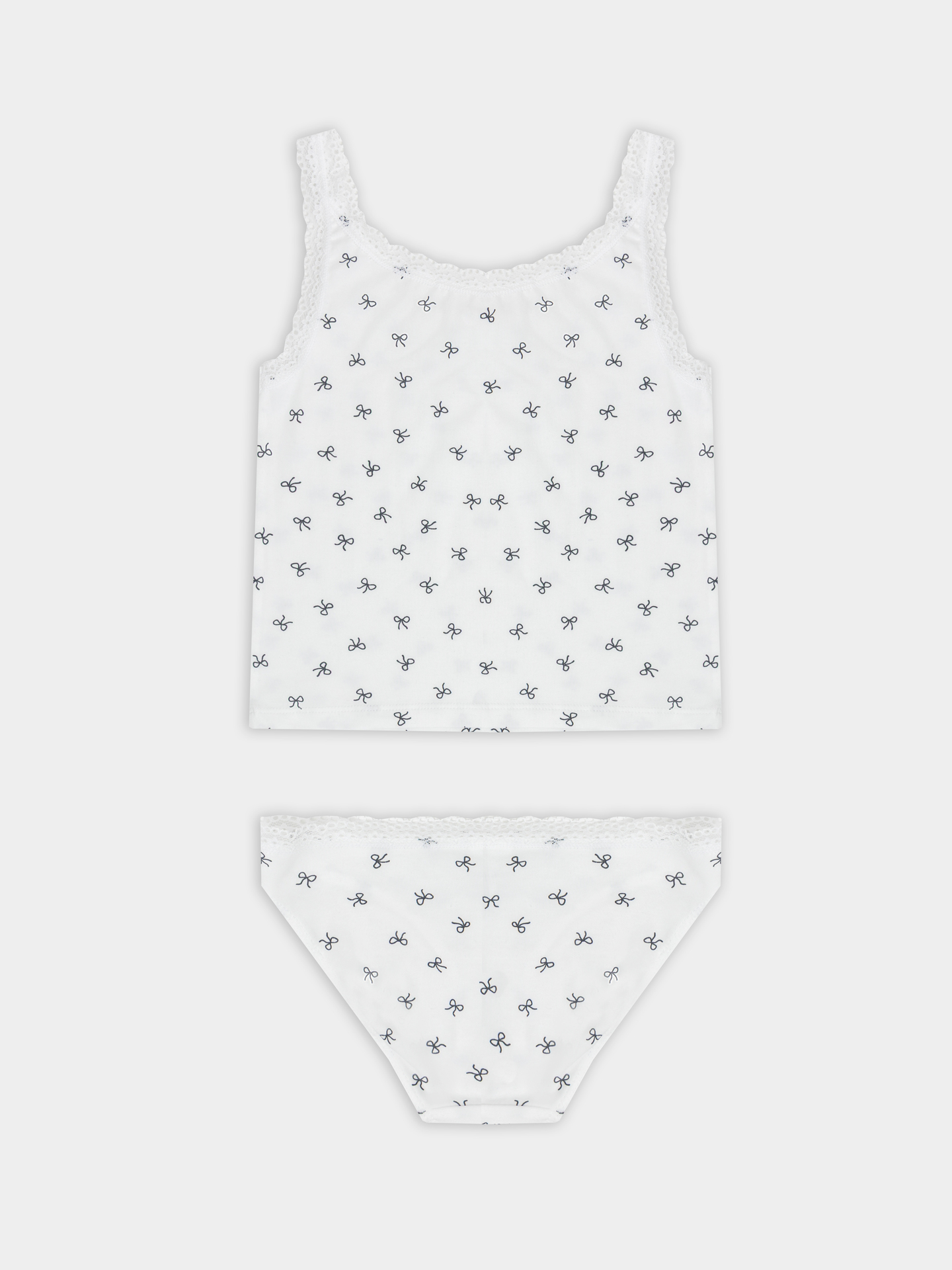 Майка и трусы Mark Formelle (Марк Формэль) 447008/бантики на белоснежном - фото 2