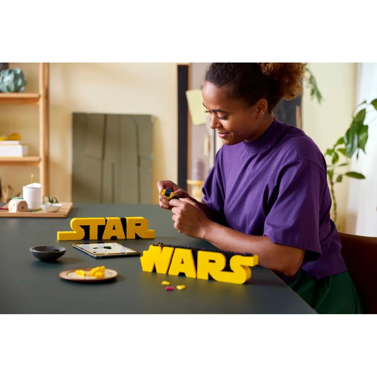 Конструктор LEGO Star Wars Логотип Star Wars из кубиков блочный - фото 9