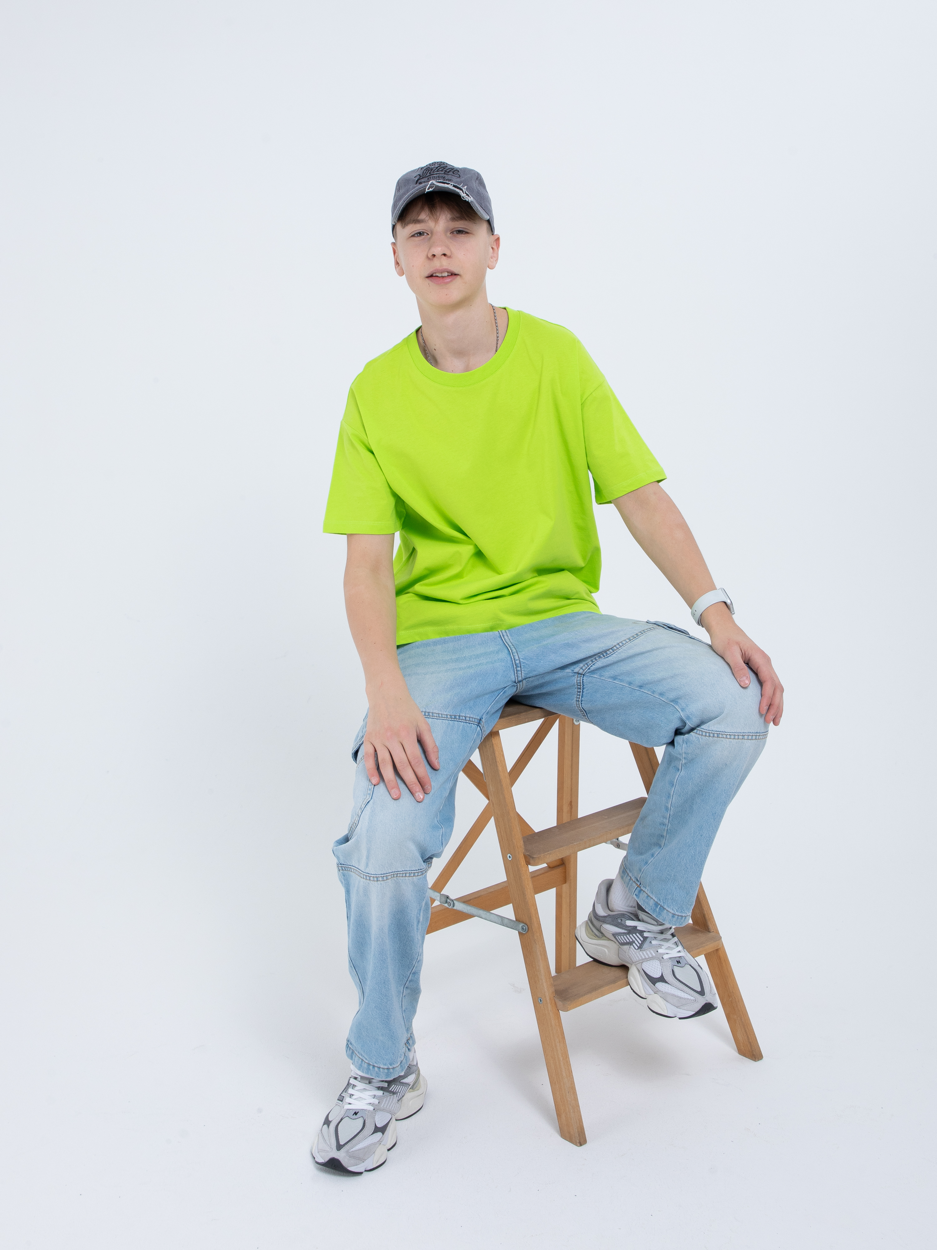 Футболка STELLA MODA 11601._салатовый - фото 11