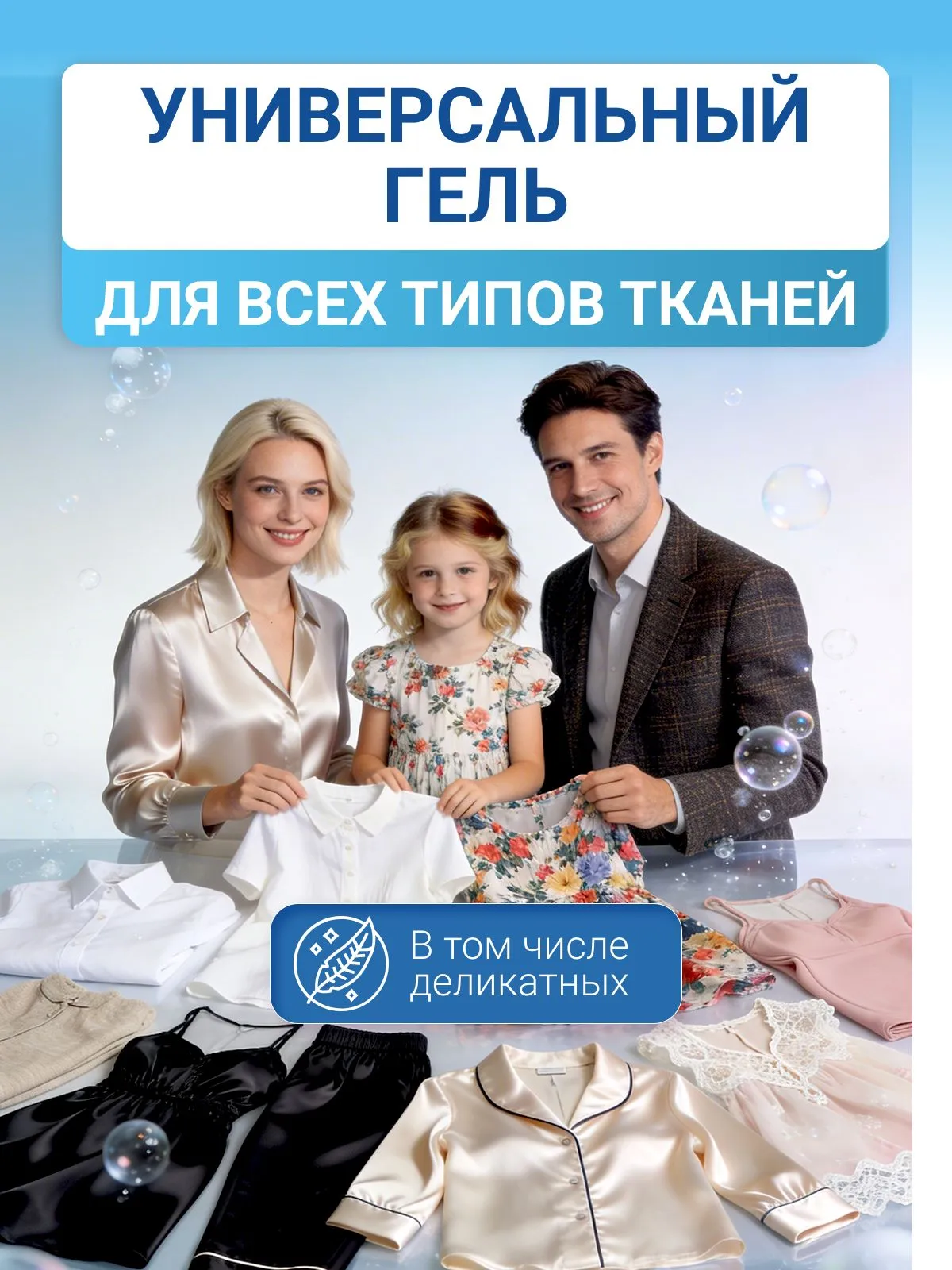 Гель для стирки Reva Care для цветного и темного 1 л - фото 3