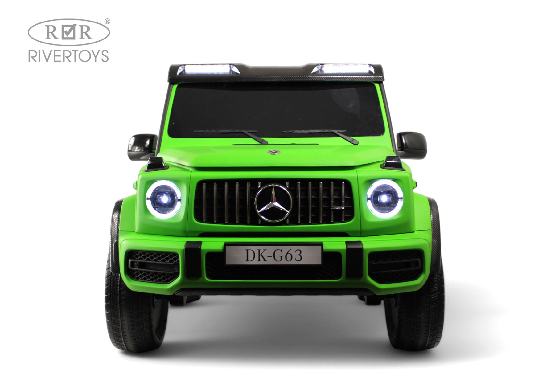 Электромобиль RIVERTOYS Mercedes Y777YY-GREEN-MATTE С пультом ДУ - фото 2