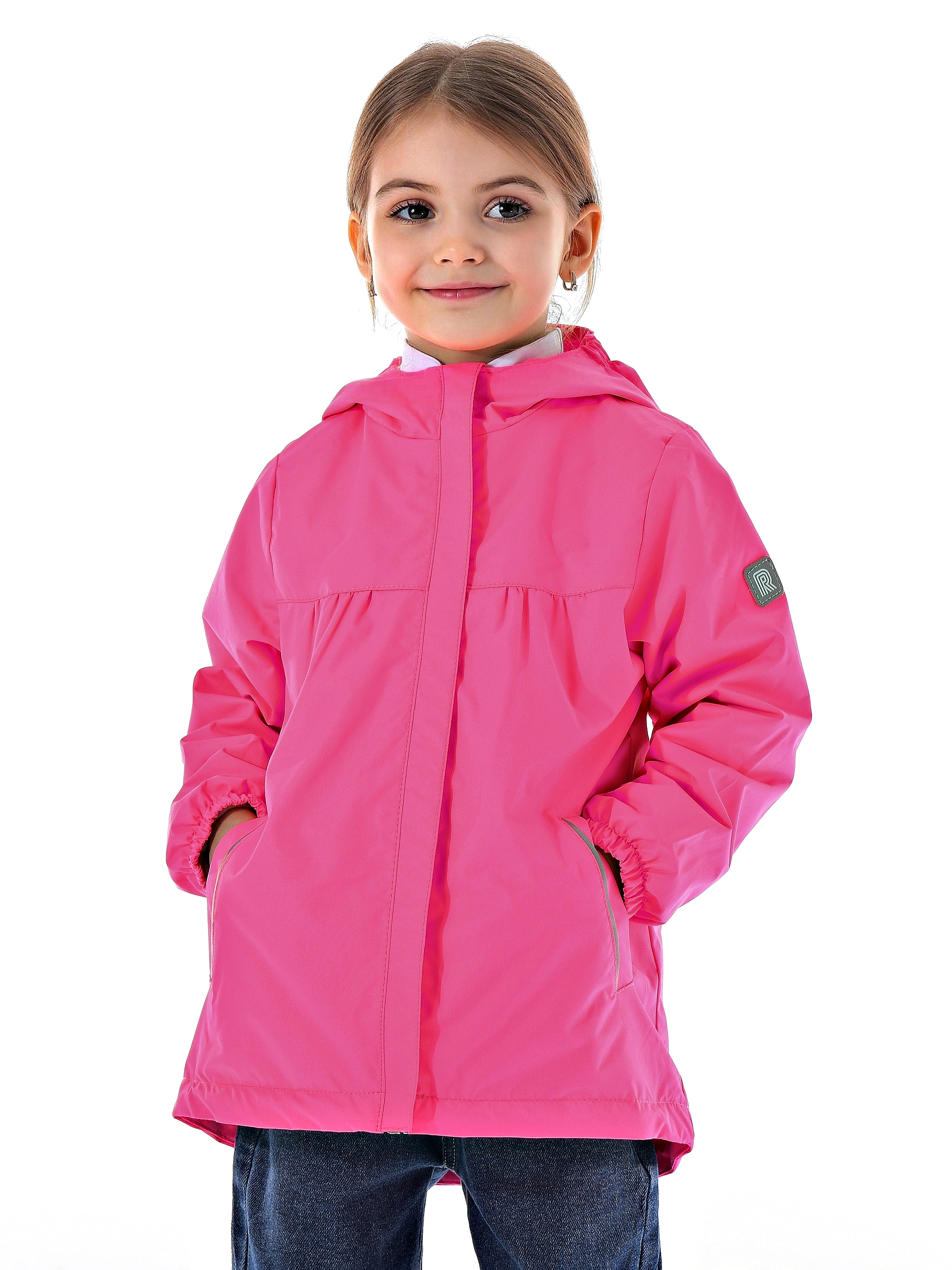 Ветровка Rusland 58-20однотон/алый - фото 1