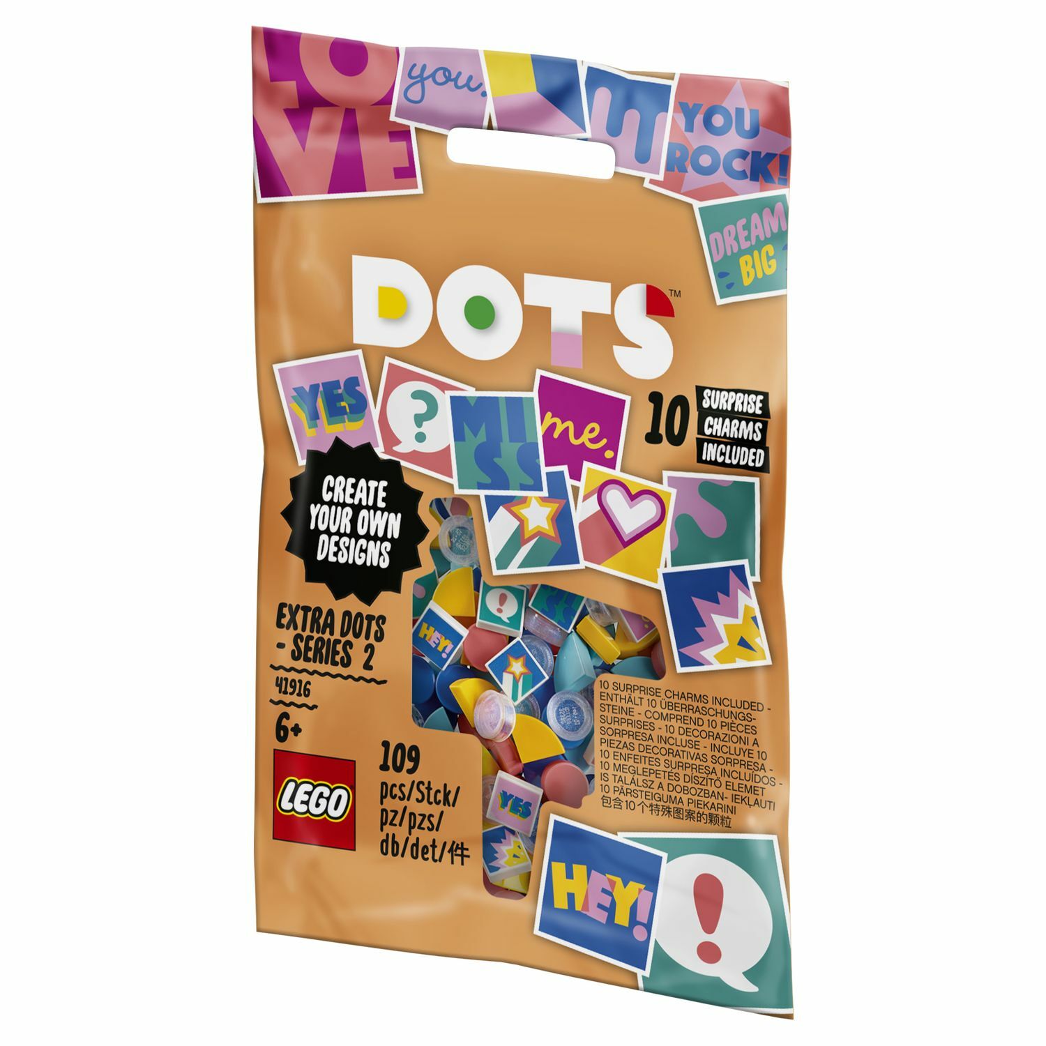Конструктор LEGO DOTS Тайлы блочный - фото 3