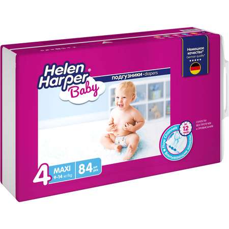 Подгузники Helen Harper 4 84 шт.