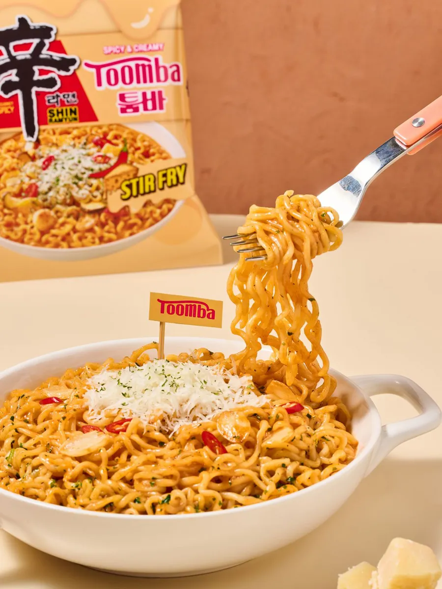 Лапша быстрого приготовления Nongshim с острым сливочно-сырным соусом - фото 3
