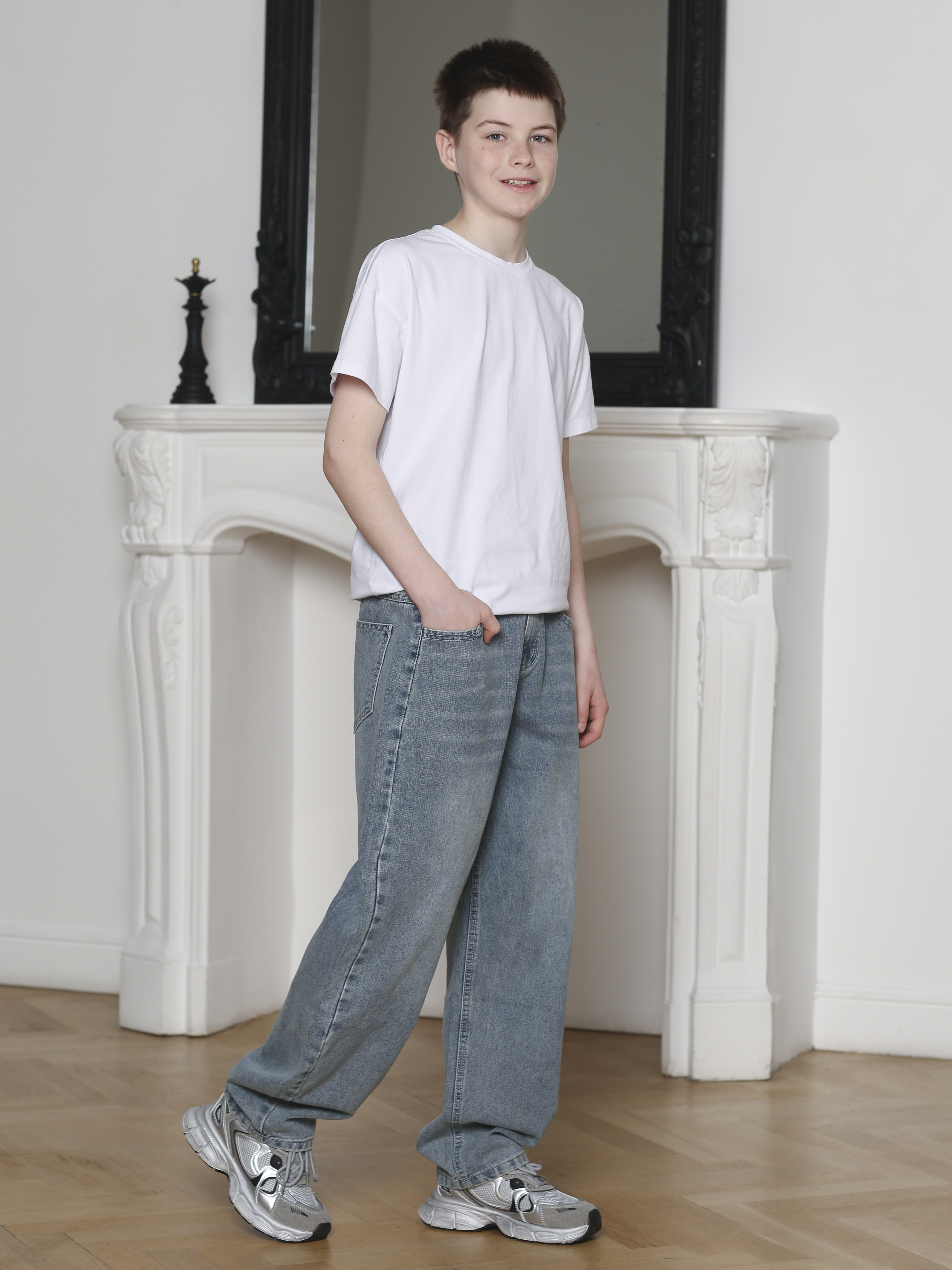 Джинсы-багги СИНИЙ МИР R171-IL - фото 7