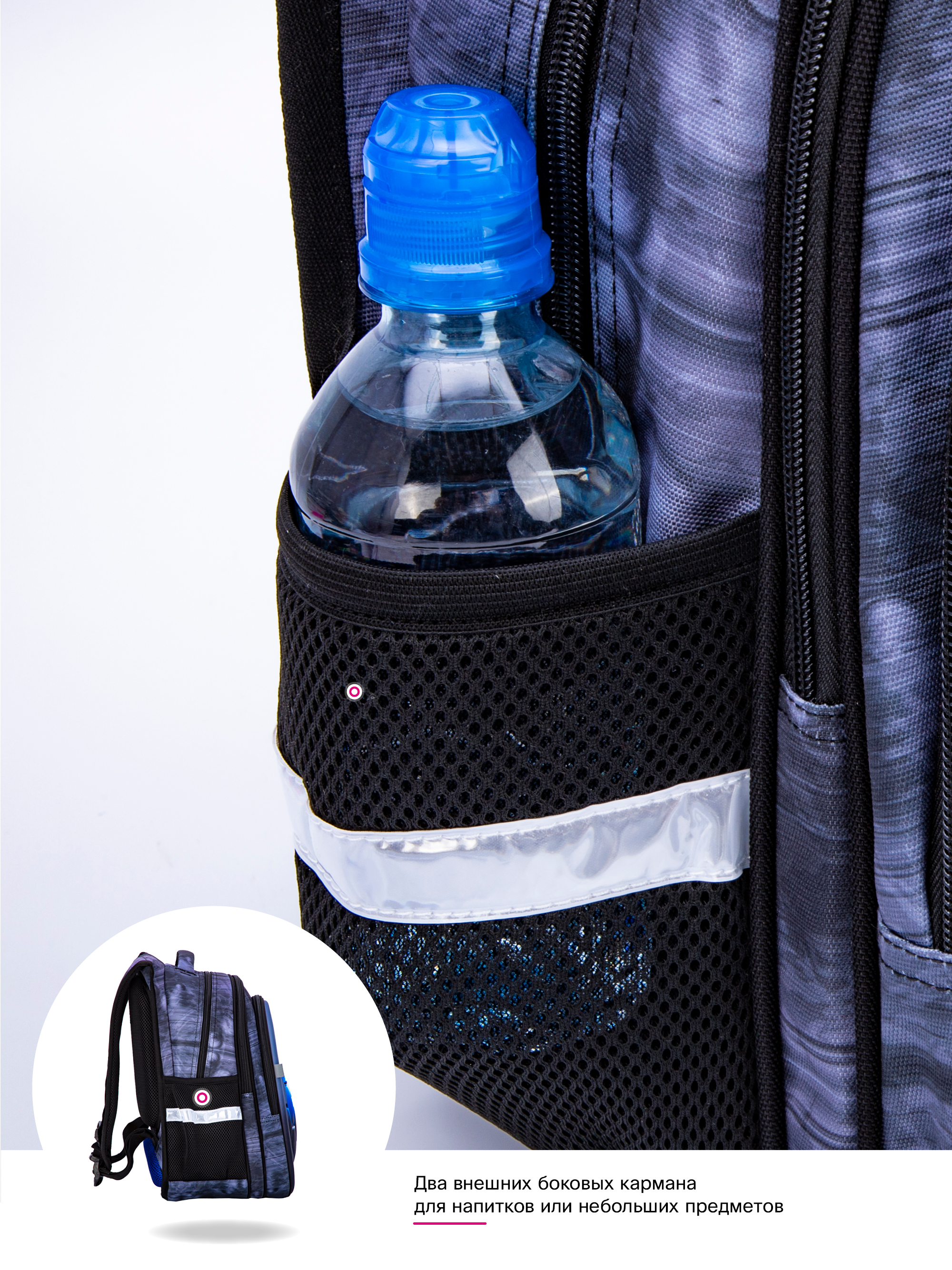 Рюкзак SkyName 1-4 класс, набор 4 в 1 - фото 14