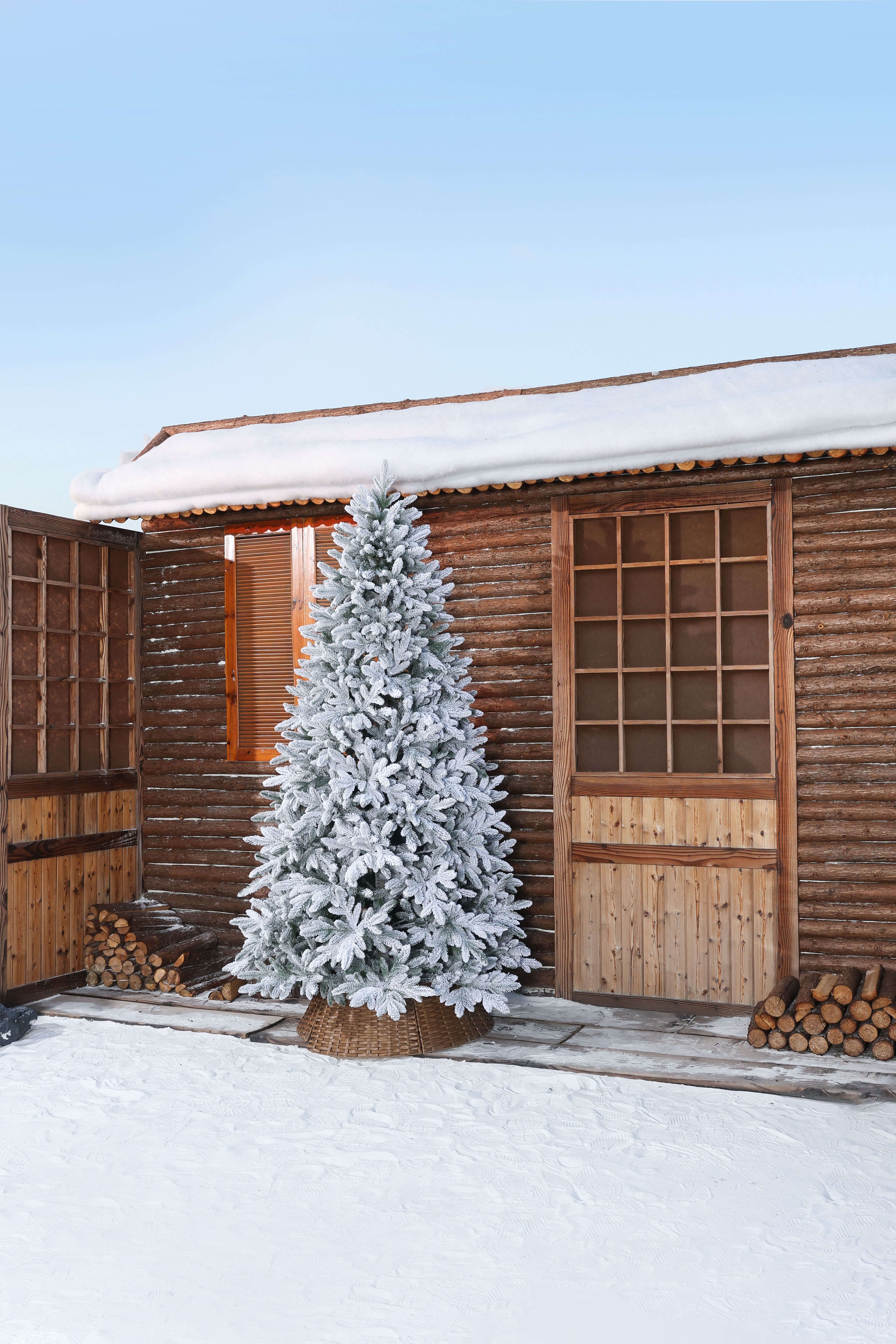 Искусственная елка BINOSHE Mont Blanc заснеженная 180 см - фото 3