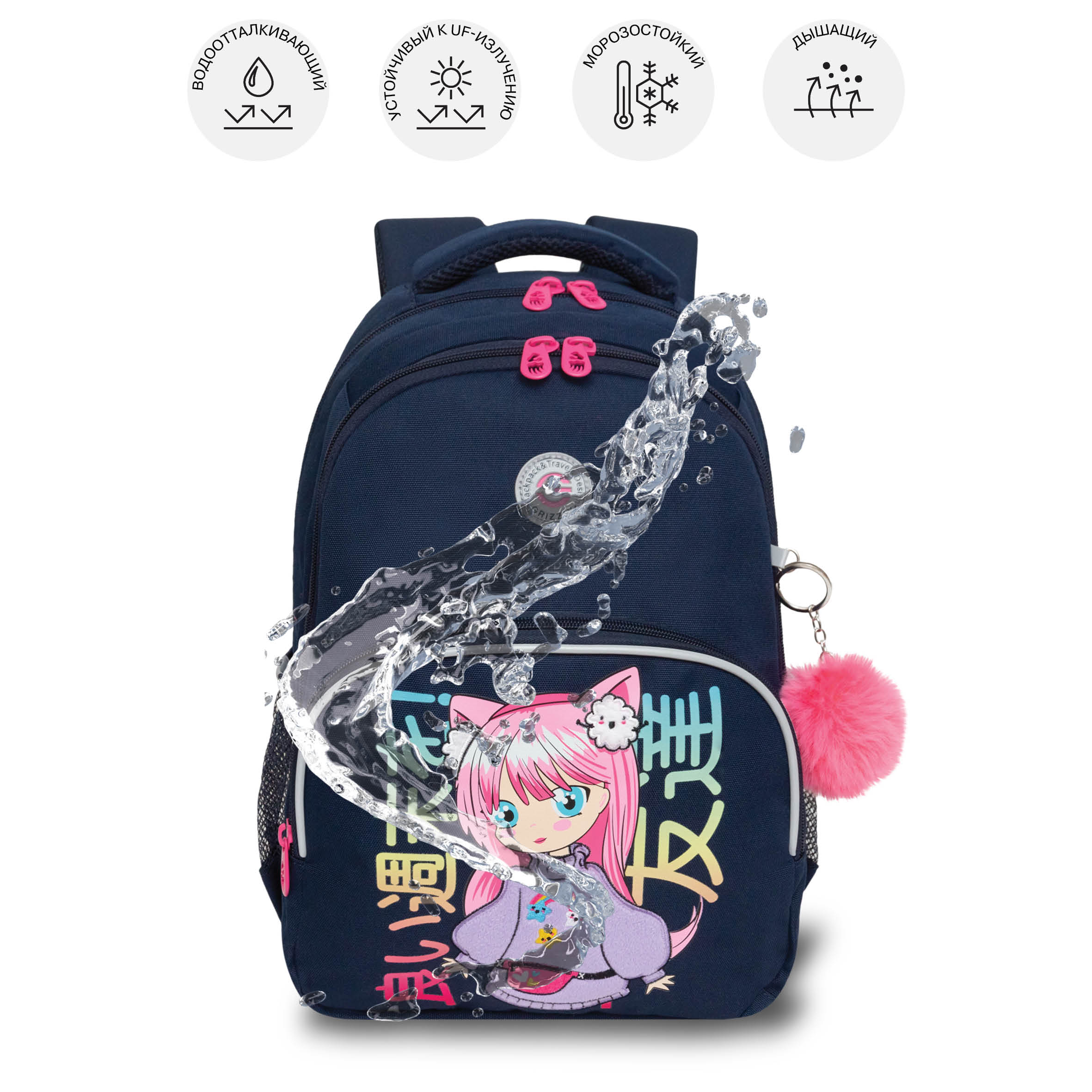 Рюкзак Grizzly для девочки - фото 9