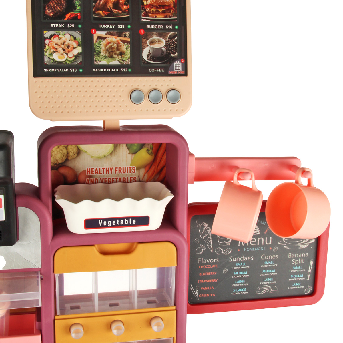 Игрушечная кухня Veld Co с аксессуарами: 54 шт. - фото 9