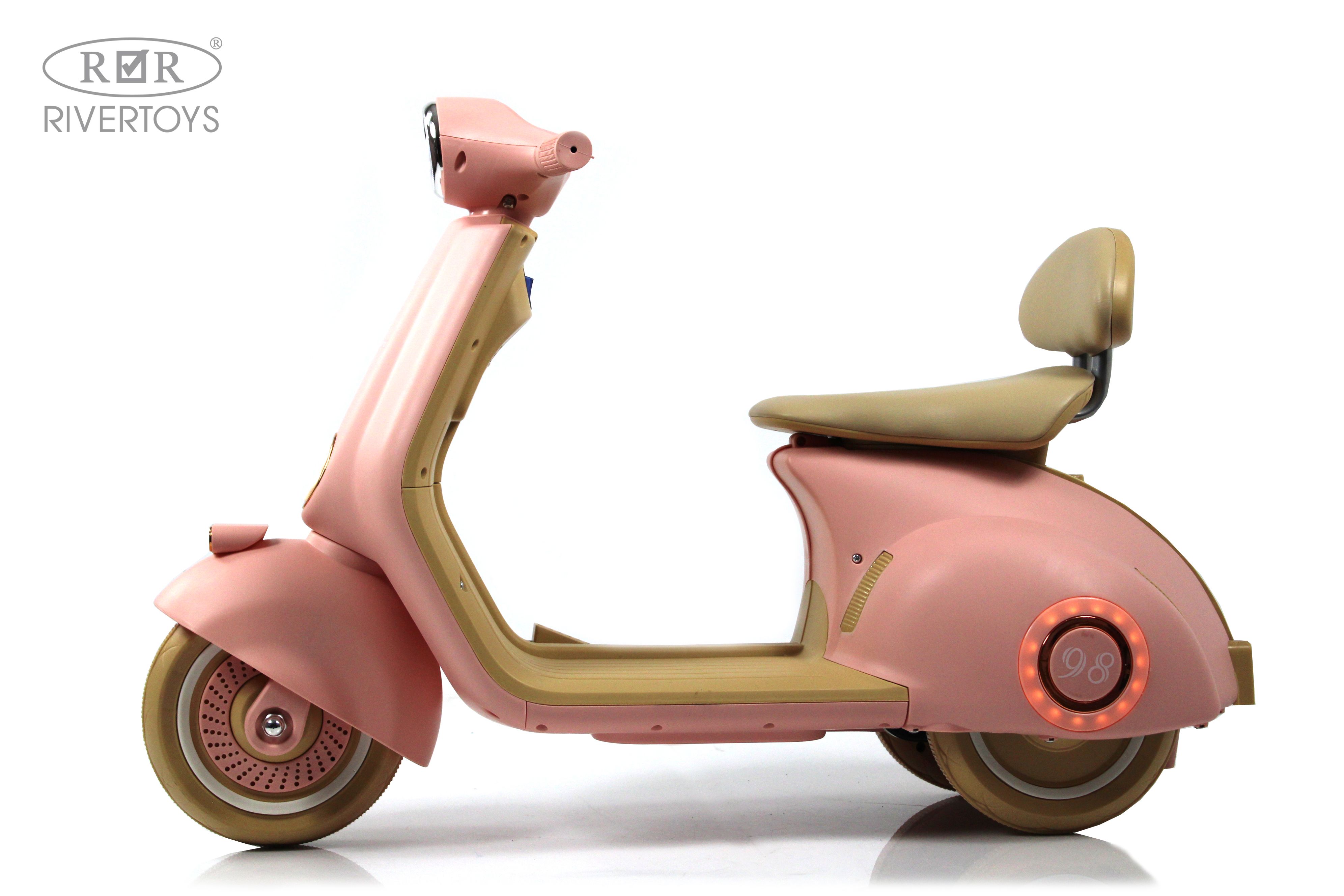 Электромобиль RIVERTOYS K444PX-A-PINK - фото 7