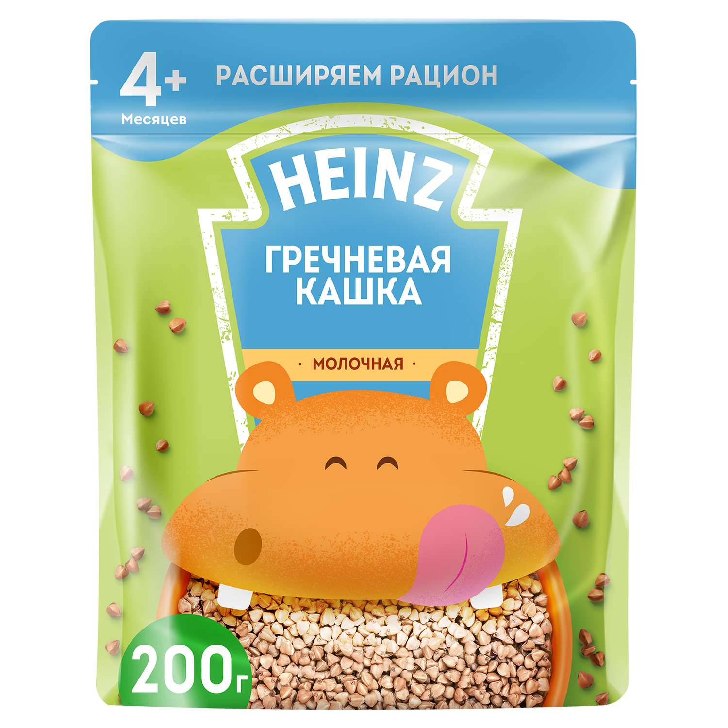 Каша молочная Heinz гречневая 200г с 4месяцев - фото 1