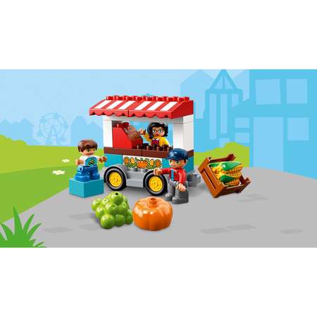 Конструктор LEGO DUPLO Фермерский рынок блочный
