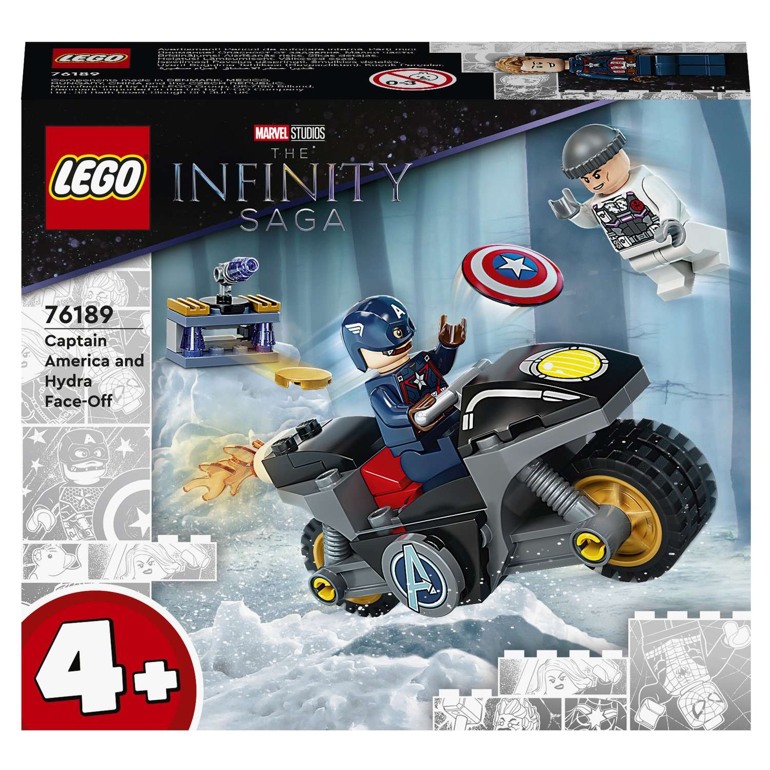 Конструктор LEGO Marvel Super Heroes Капитан Америка vs Гидра блочный - фото 2