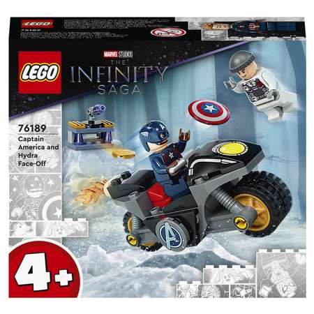Конструктор LEGO Marvel Super Heroes Капитан Америка vs Гидра блочный