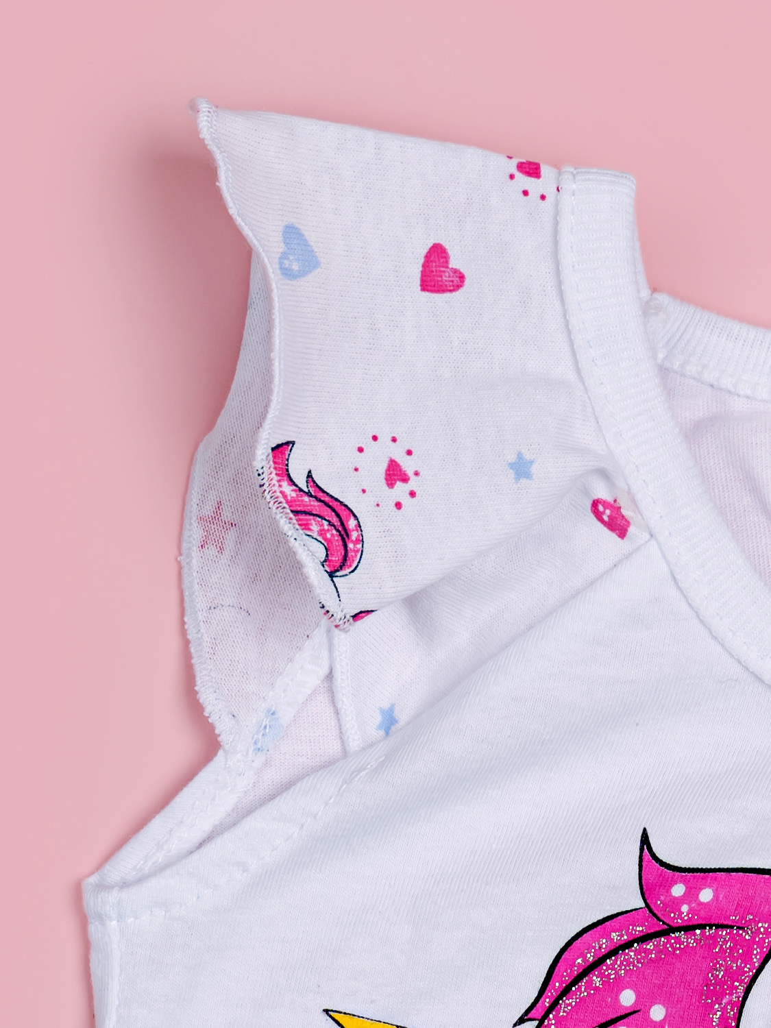 Пижама Babycollection 603/pjm004/3/sph/k1/001/p1/W*dбелый малиновый - фото 11