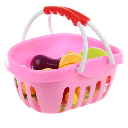 Игровой набор Veld Co тележки и корзинки, прилавок, касса, продукты