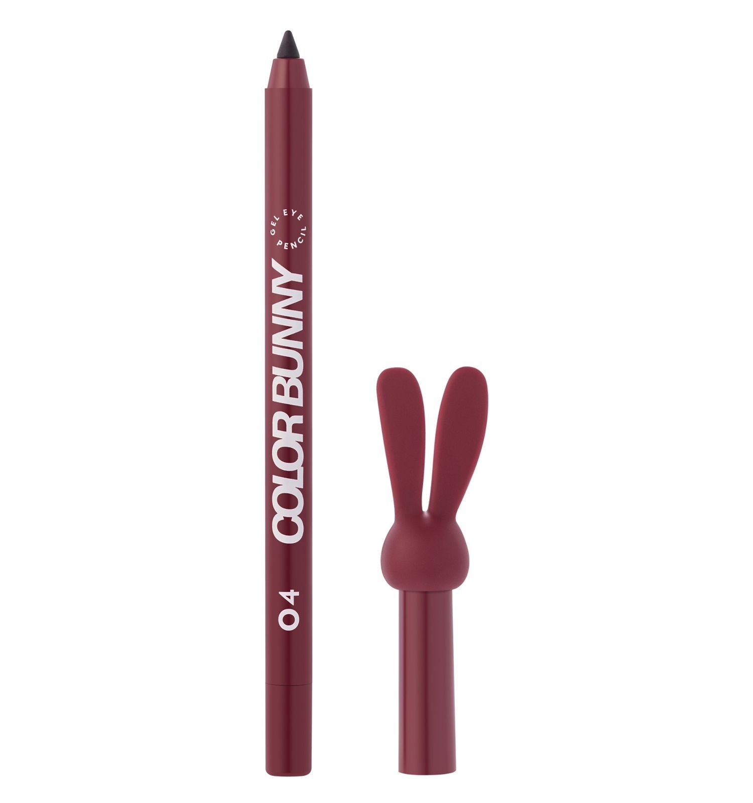 Карандаш для глаз Love Generation Color Bunny гелевый стойкий насыщенный тон 04 бургунди 1.3г - фото 1