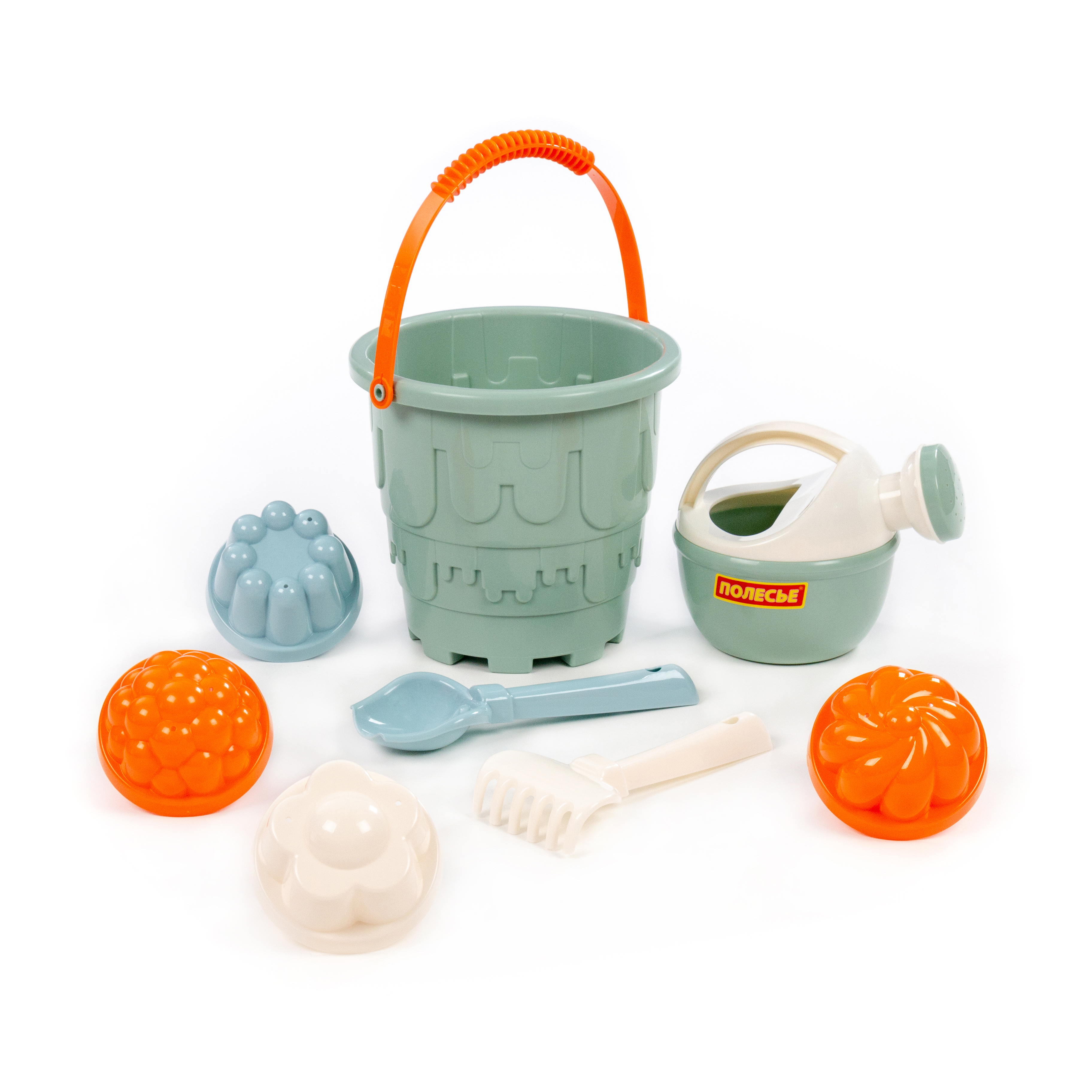 Песочный набор Полесье 8 элементов 1 предм. - фото 3