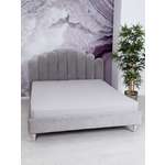 Простыня Селтекс серый 120 x 200 см на резинке