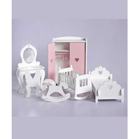 Домик для кукол LittleWoodHome 26 см с мебелью