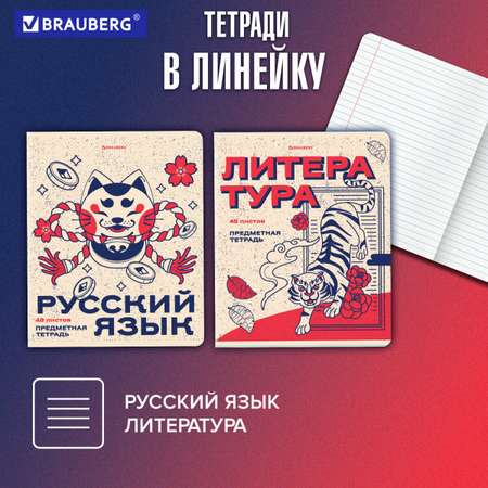 Тетрадь Brauberg 48 лист. 12 шт.