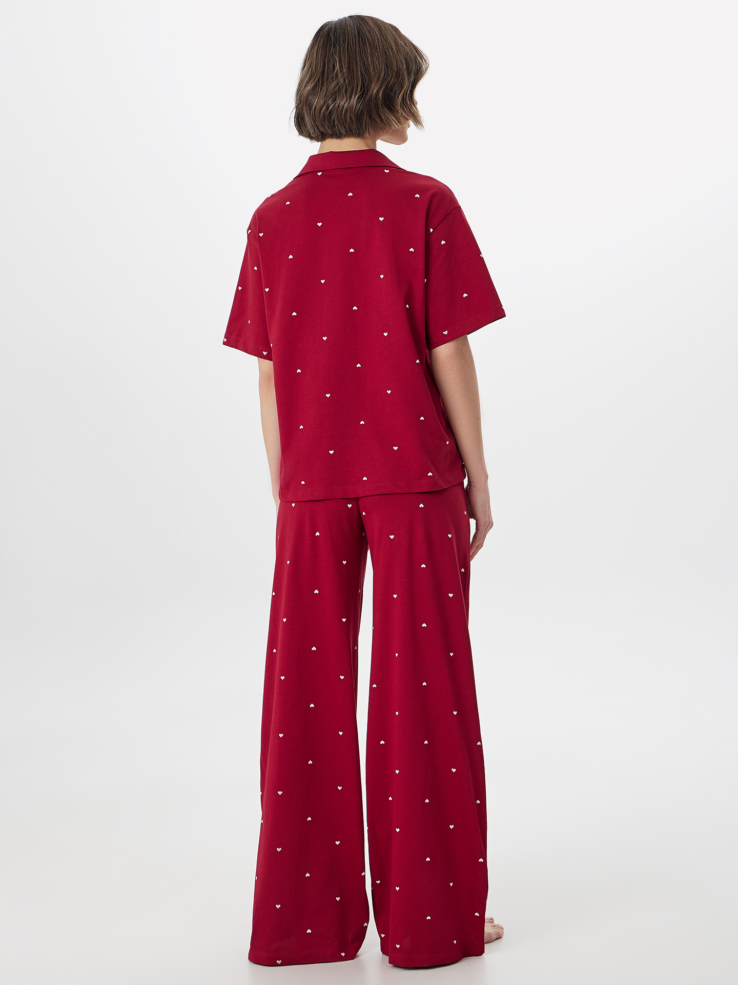 Пижама Mark Formelle (Марк Формэль) 592554/сердечки на т.красном - фото 2