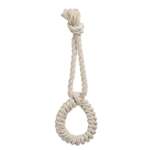 Игрушка для собак Doglike Dental Knot Кольцо канатное среднее Белое D-2360-W