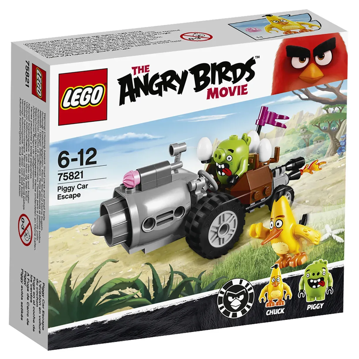 Конструктор LEGO AngryBirds 75821 72 дет. - фото 1