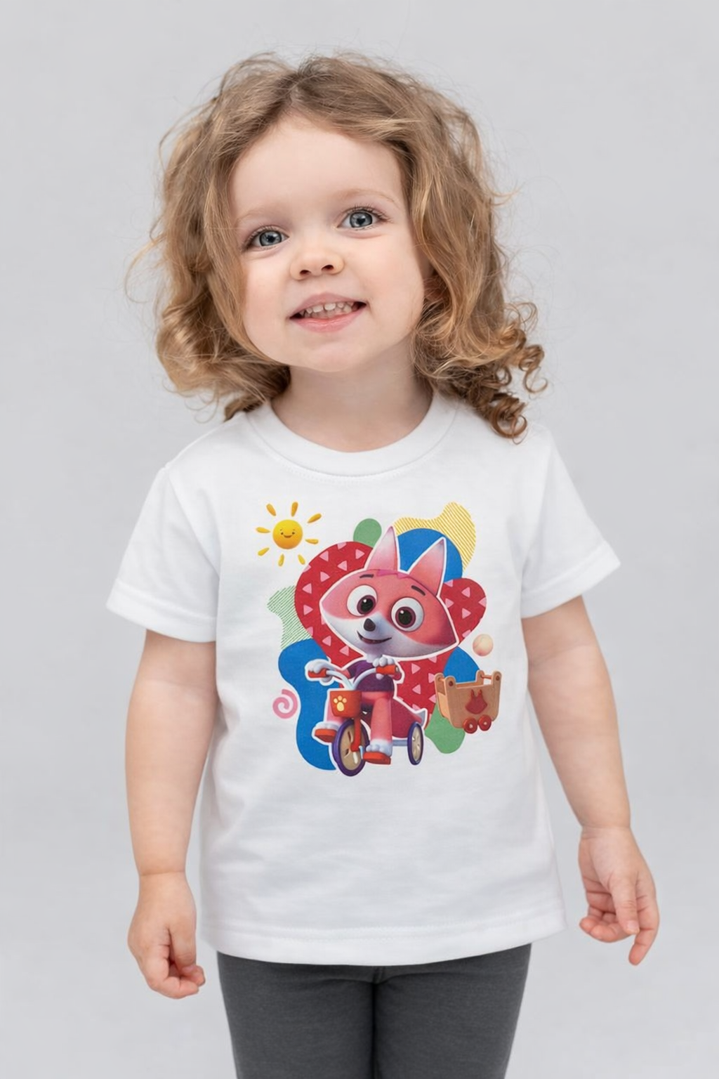 Футболка Мультикидз ФТ0101Цветняшки/Лисенок - фото 1
