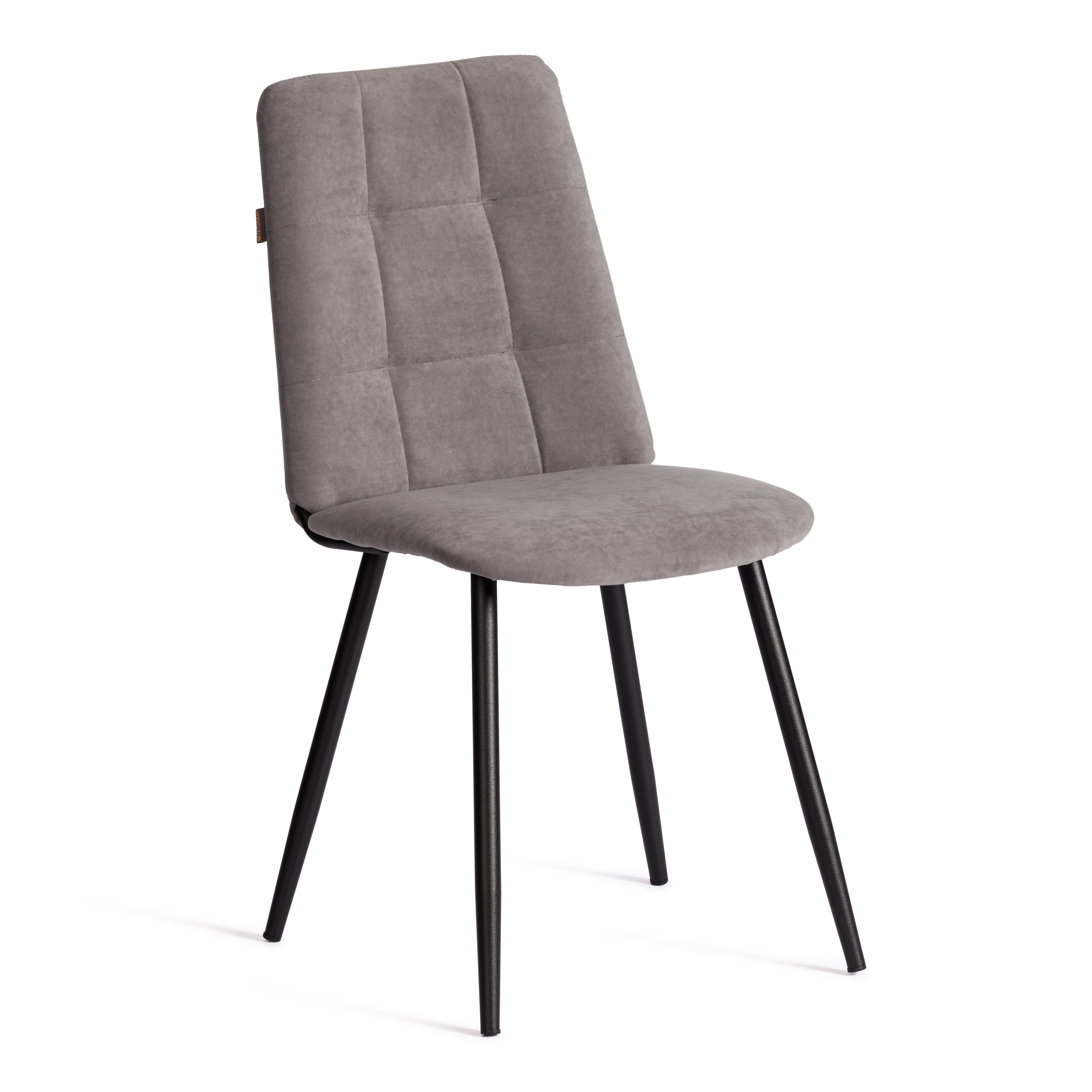Стул TETCHAIR Asti TREND велюр серый 2 шт. - фото 4