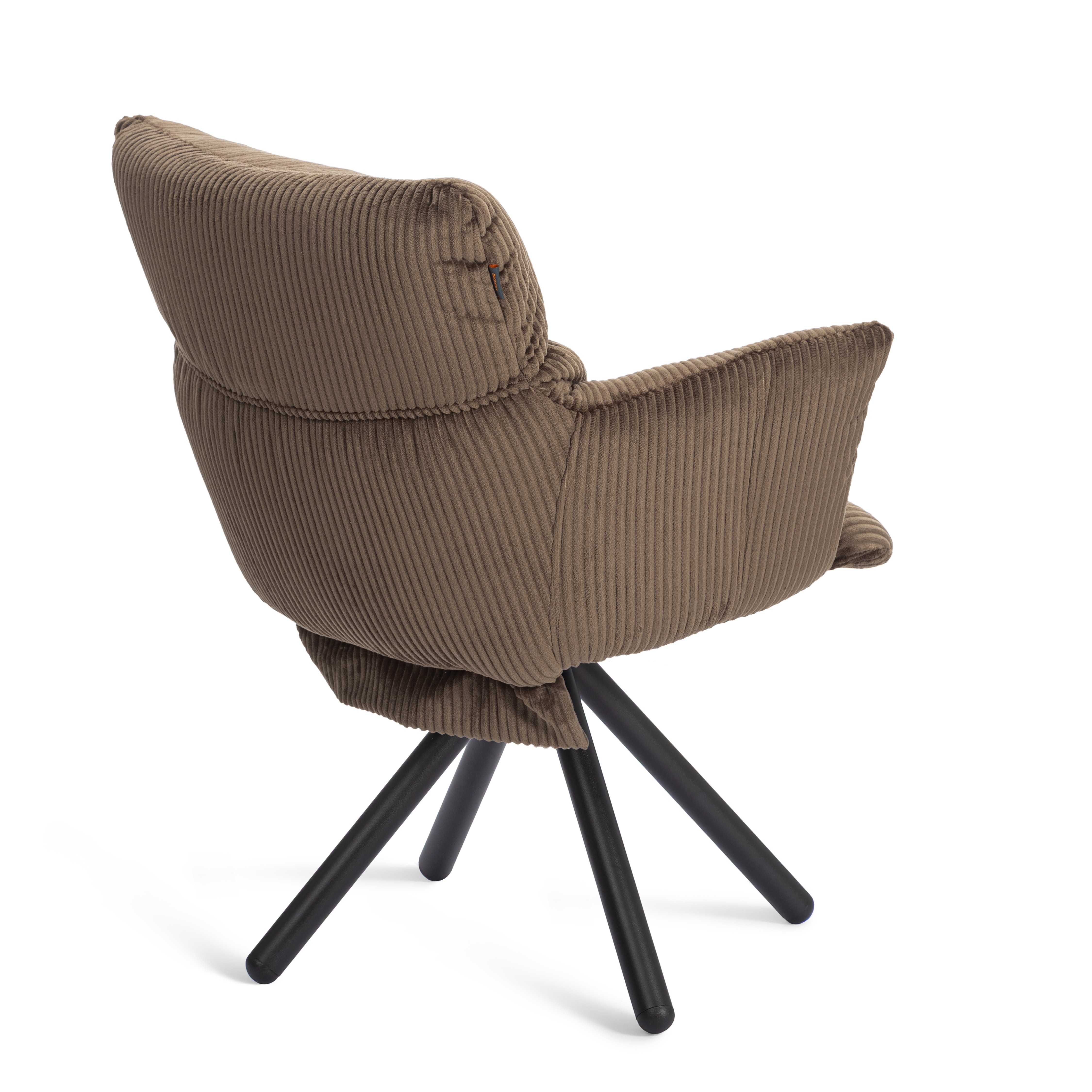 Стул TETCHAIR Флаффи опора 360 коричневый - фото 4