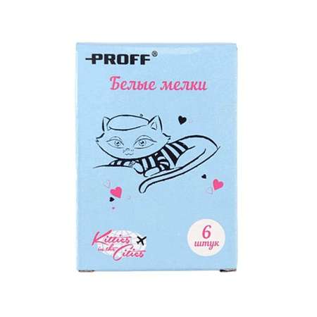 Мел сухой Proff 6 шт.