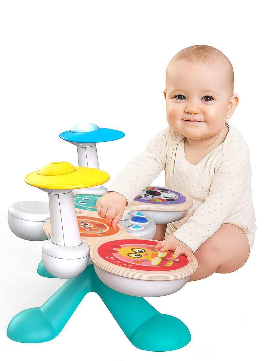 Игрушка музыкальная Hape Сенсорная барабаны - фото 5