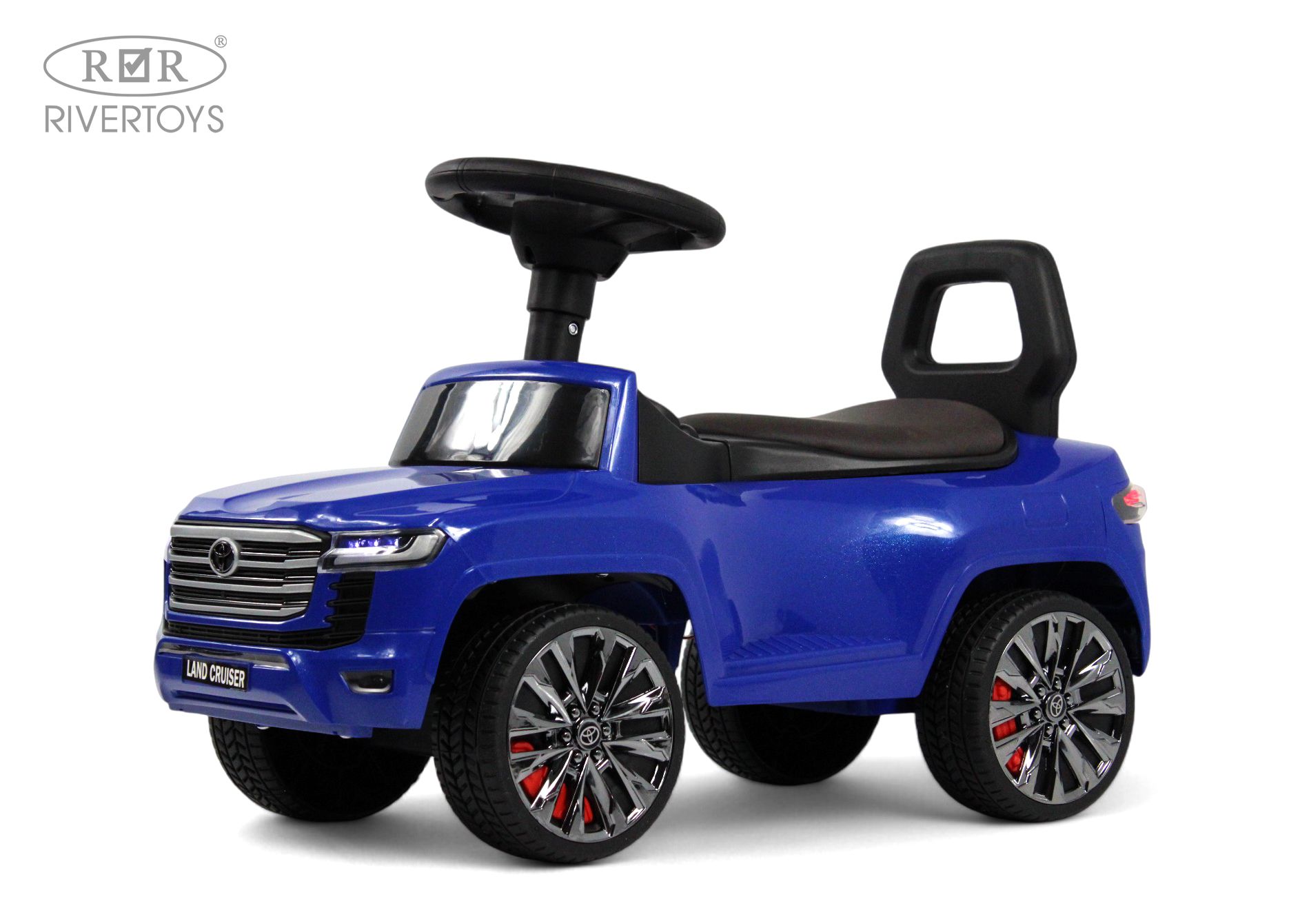 Каталка RIVERTOYS Z002ZZ-D-BLUE синий - фото 3