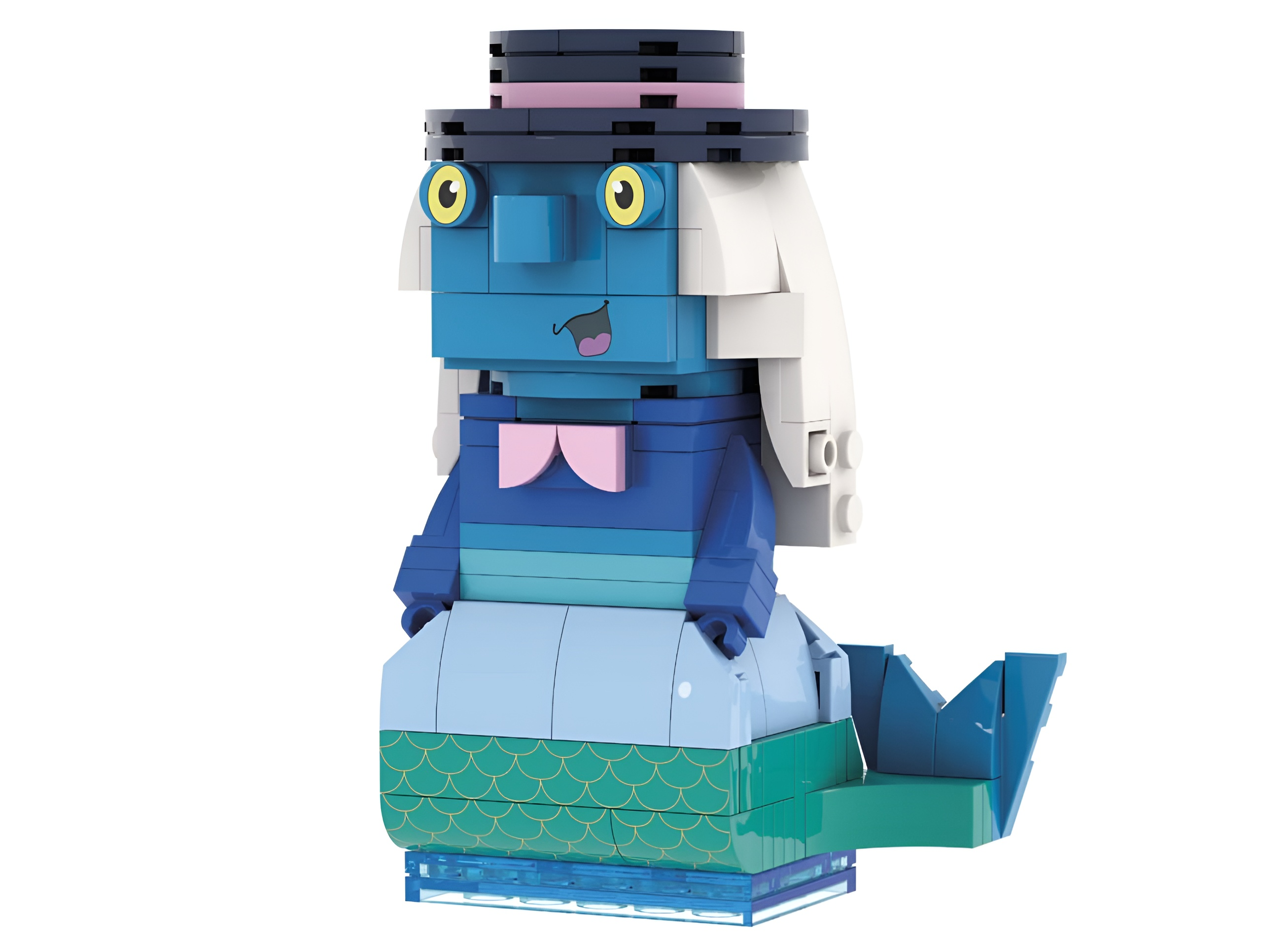 Конструктор brick labs Конструктор Водяной из мини-блоков 155 дет. - фото 1