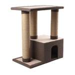 Когтеточка-комплекс для кошек Gamma Каштан 68*57.5*35.5см