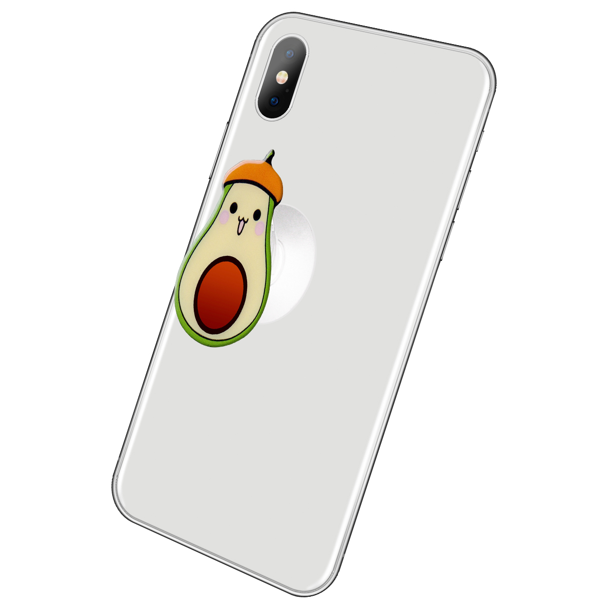 Держатель для телефона Krutoff Попсокет объемный Авокадо - фото 2