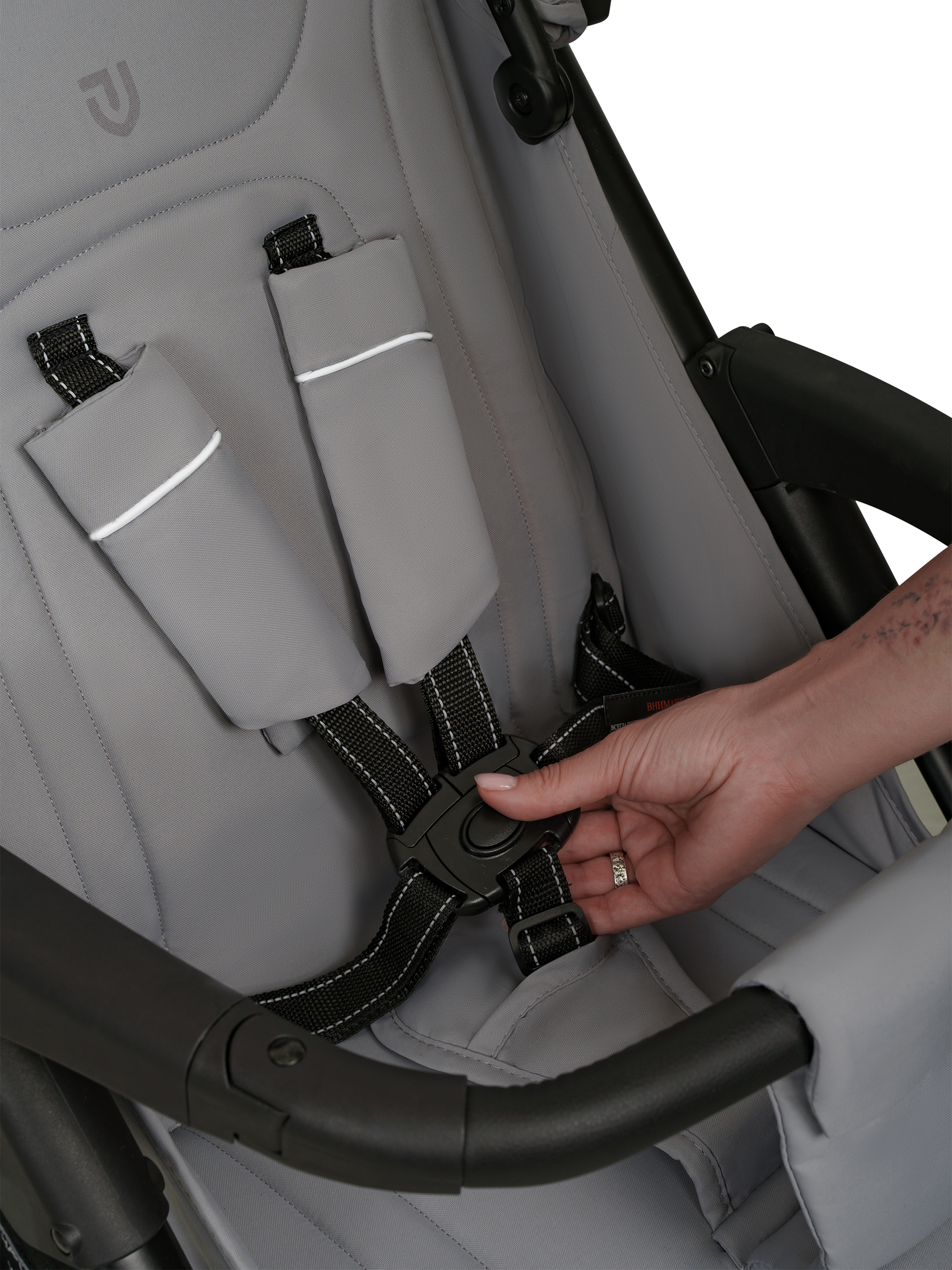 Коляска прогулочная JOVOLA Selena SL, всесезонная серый - фото 42