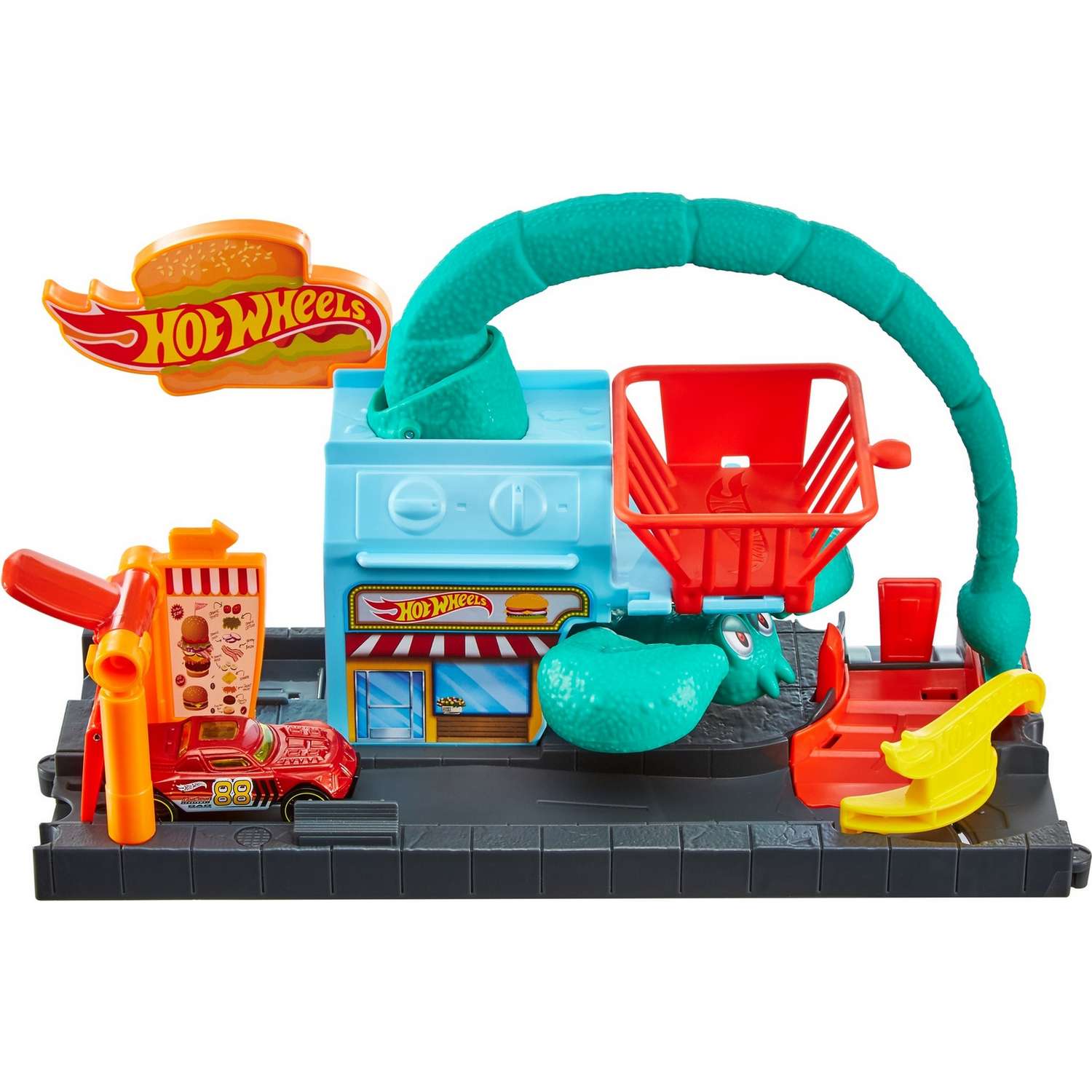 Трек Hot Wheels Сити с монстрами-злодеями в ассортименте FNB05 - фото 15