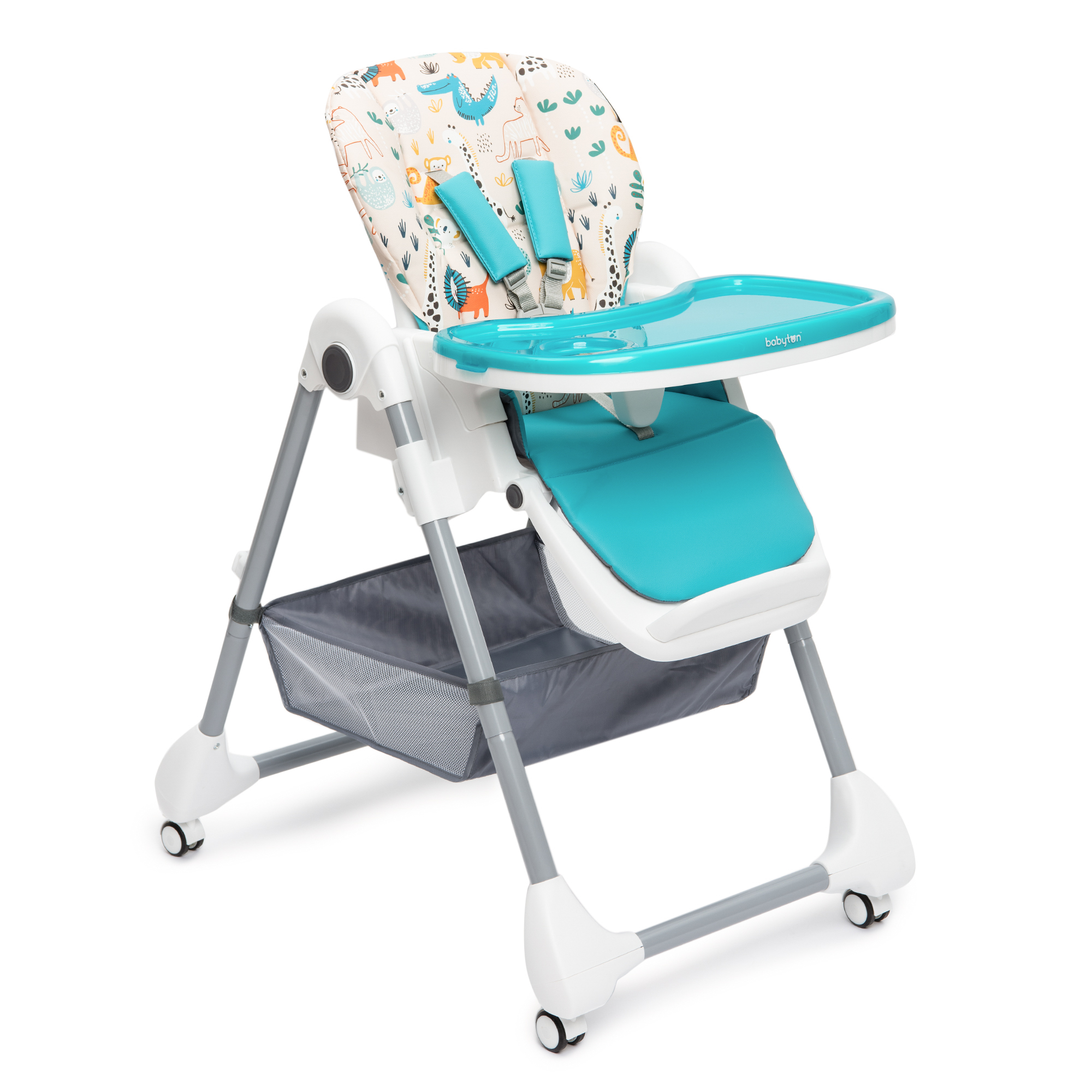 Стульчик для кормления Babyton Pretty Friends Turquoise классический - фото 6