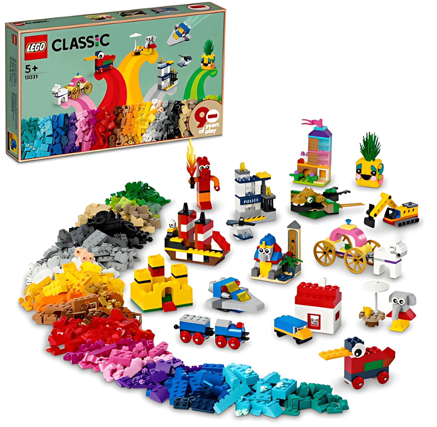 Конструктор LEGO Classic 11021 1100 дет. - фото 1