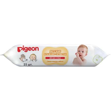 Влажные салфетки Pigeon 25 шт.